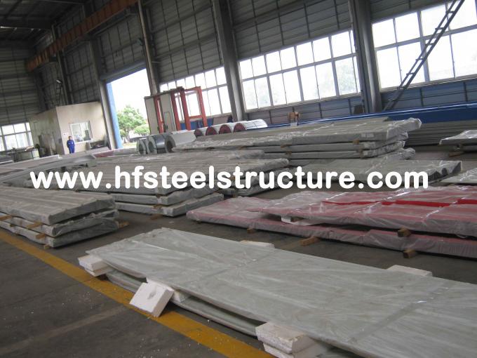 Hojas industriales de la techumbre del metal para la pared del edificio de la fábrica del taller de la vertiente del acero 7