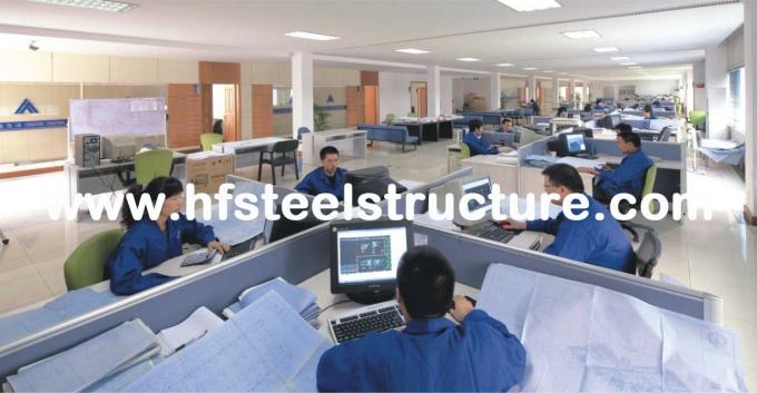 Edificios industriales del acero estructural mezclados con diseño y la fabricación concretos 6