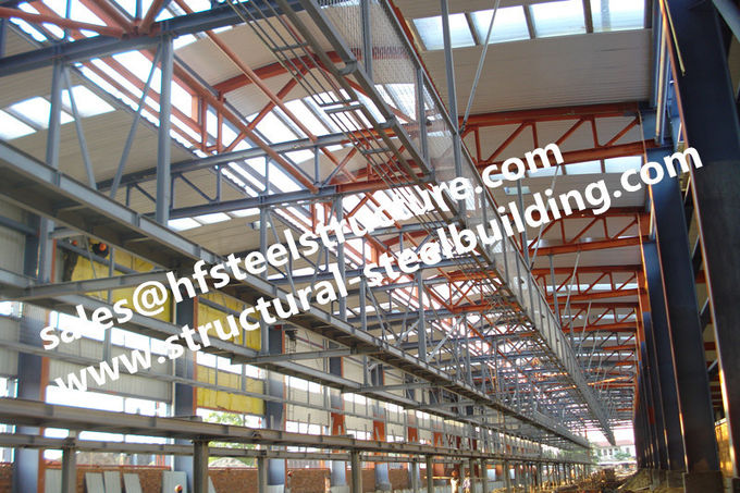 Edificios de acero industriales del grado de Q235 Q345, edificios de acero prefabricados constructivos del sitio de acero 1